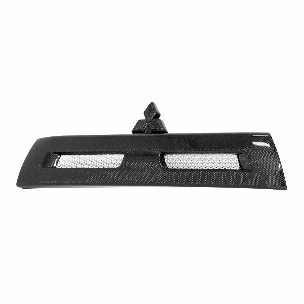 Carbon fiber front grille for 2008-2015 Mitsubishi Lancer EVO X (with emblem)