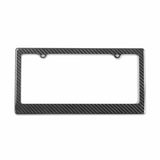 Carbon fiber license plate frame (2 holes)