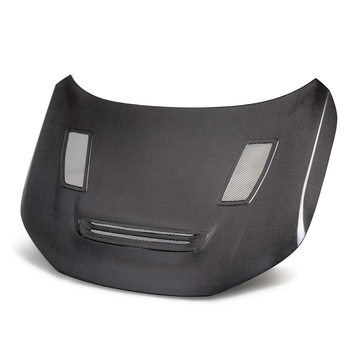 GT-Style double sided carbon fiber hood for 2023-2024 Honda Civic Type-R