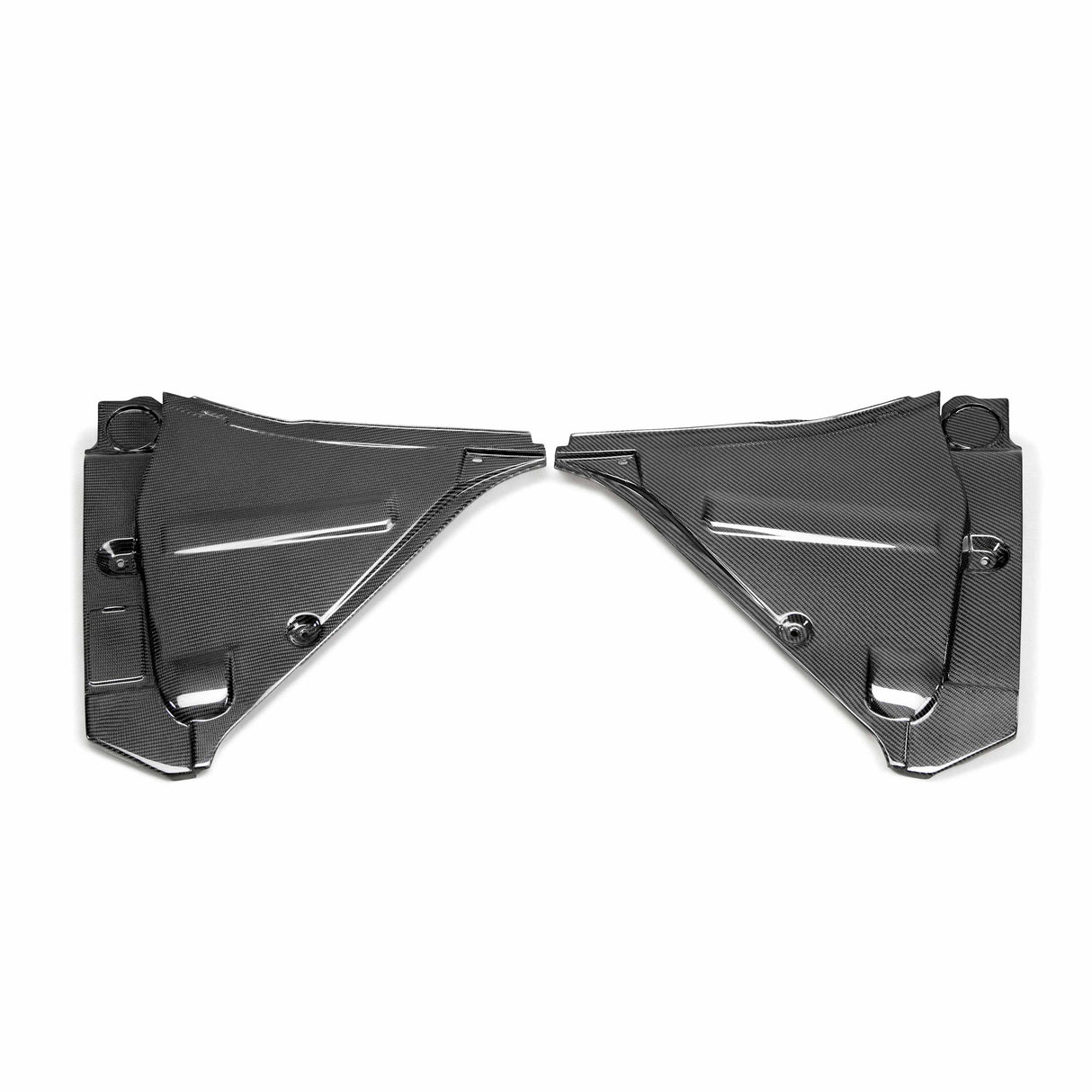 Carbon fiber cooling panel set for 2009-2022 Nissan GTR (3-piece)