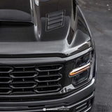 Carbon fiber front grille for 2024 Ford F-150 XL/XLT