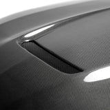 Type-GR (GT350 Style) double sided carbon fiber hood for 2018-2023 Ford Mustang
