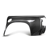 MB-style carbon fiber bedsides for 2022 Nissan Frontier (2" rise & 4" wider)