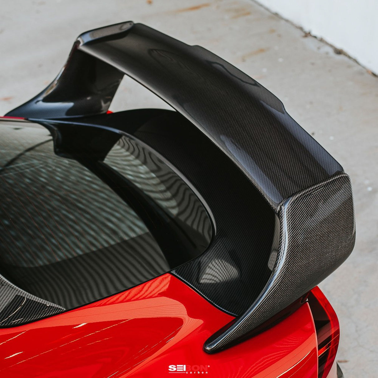 TD-style carbon fiber rear spoiler for 2020-2023 Toyota Supra