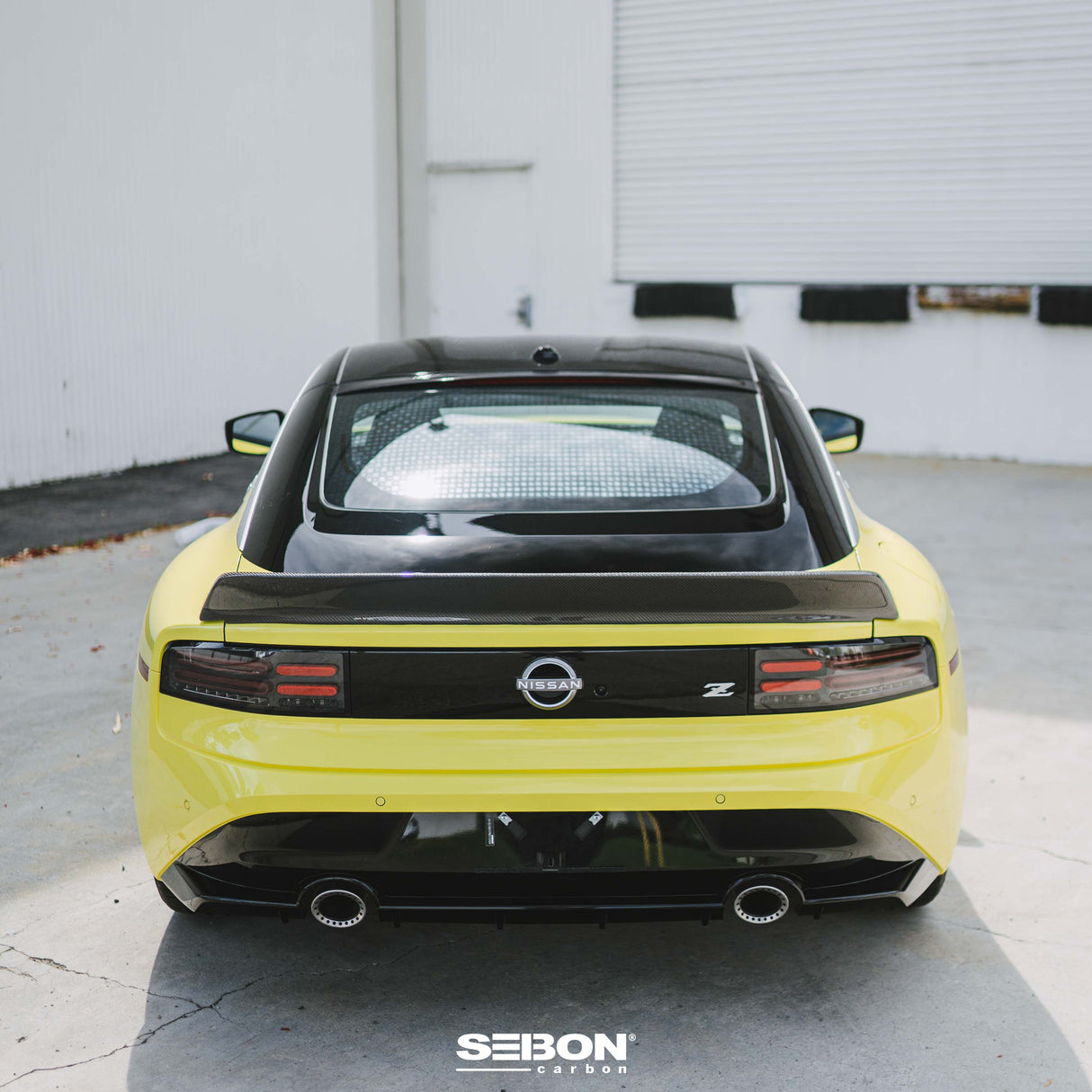 DA-style carbon fiber rear spoiler for 2023-2024 Nissan Z