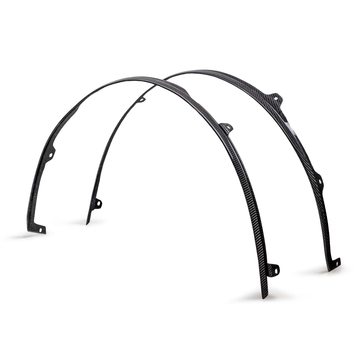 Carbon fiber fender extension for 2024 Ford Mustang Dark Horse