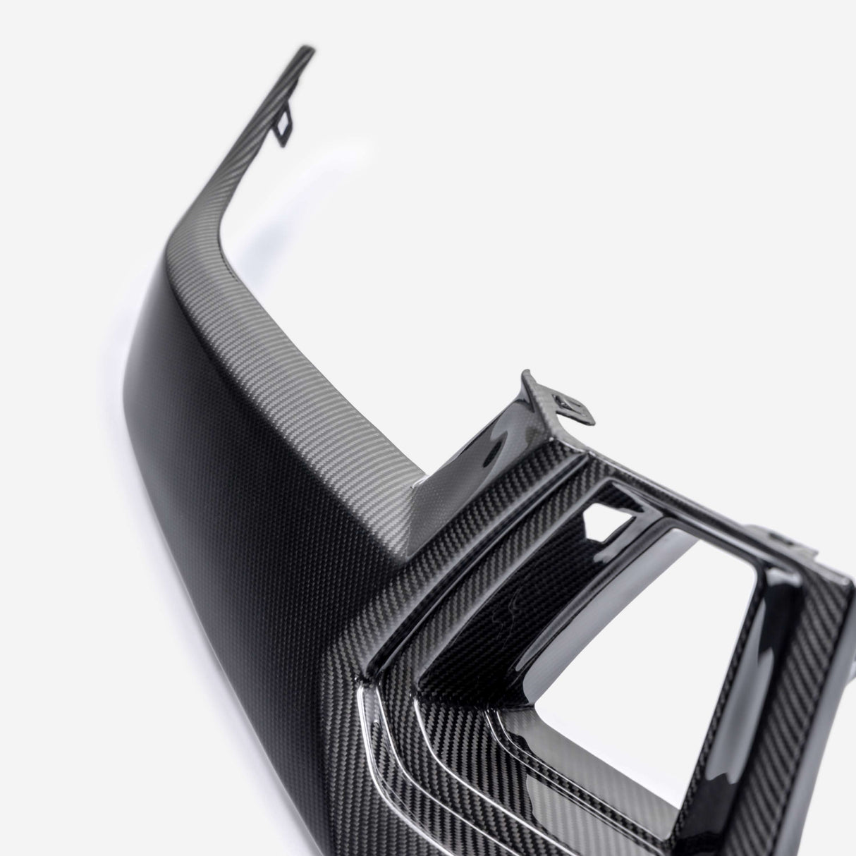 Carbon fiber headlight surround for 2024 Ford Mustang Dark Horse