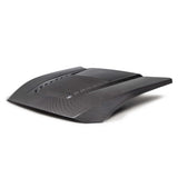 Type-GT5 double sided carbon fiber hood for 2024 Ford Mustang