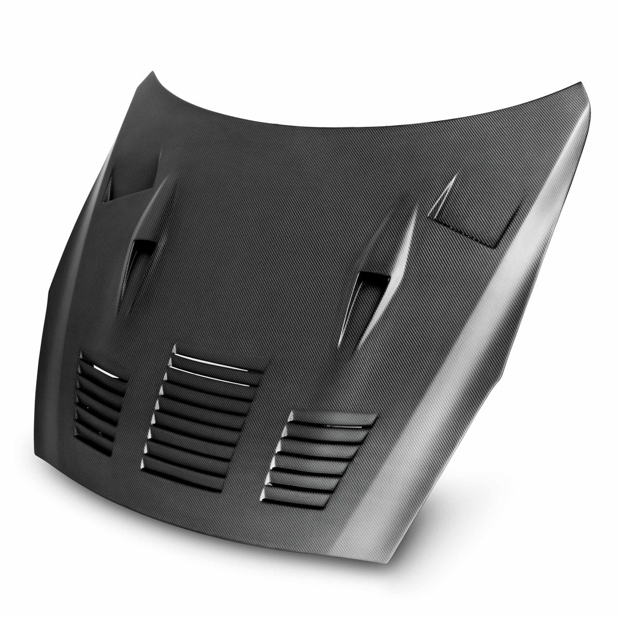 GTII-style dry carbon fiber hood for 2009-2016 Nissan GTR - Matte finish