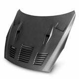 GTII-style dry carbon fiber hood for 2009-2016 Nissan GTR - Matte finish
