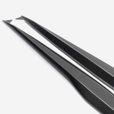 Carbon fiber rocker panel splitter for 2023-2024 Chevrolet C8 Z06