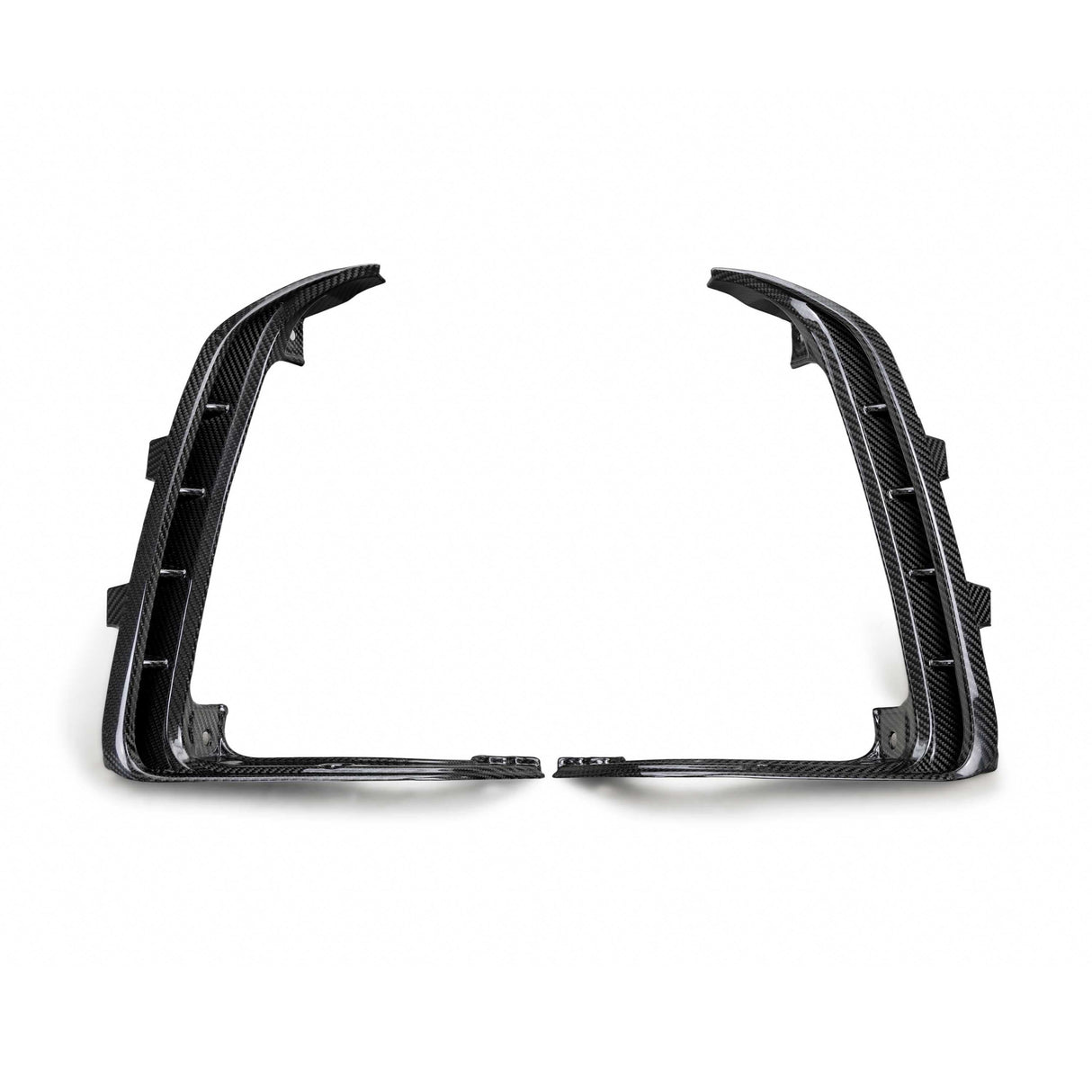 Type-OE carbon fiber tail light surrounds for 2021-2024 RAM TRX (Pair)
