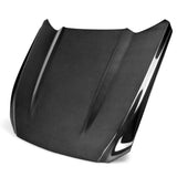 Type-OE double sided carbon fiber hood for 2015-2017 Ford Mustang Eco Boost/V6
