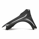 Carbon fiber fenders for 2008-2015 Mitsubishi Lancer EVO X (10mm Wider)