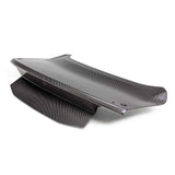 Type-AC double sided carbon fiber 1-piece decklid for 2024 Ford Mustang with holes for spoiler mounting
