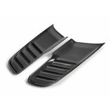Type-OE carbon fiber hood vents for 2021-2024 RAM TRX (Pair)