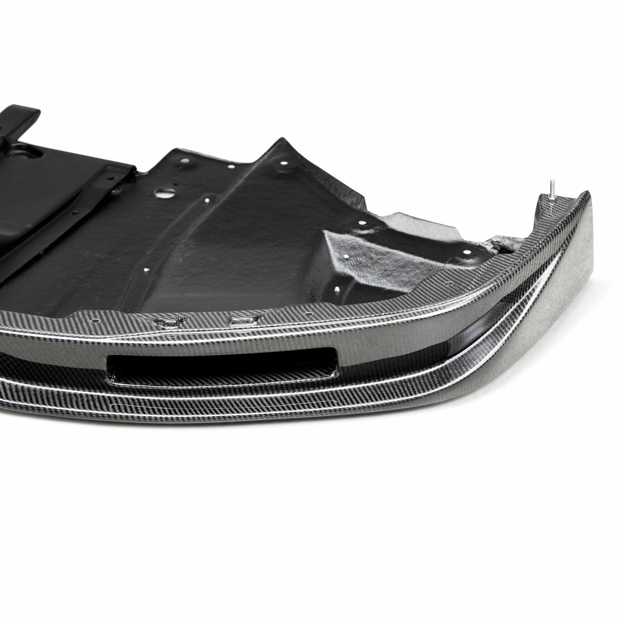 VS-style carbon fiber front lip for 2012-2016 Nissan GTR