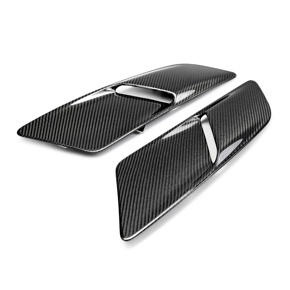 Type-OE carbon fiber hood vents for 2015-2017 Ford Mustang GT