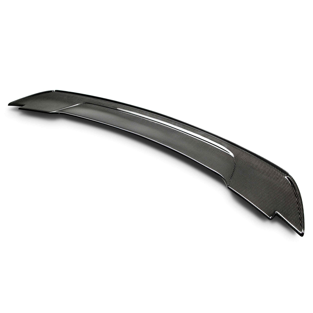 Type-ST carbon fiber Track Pack style rear spoiler with adjustable wicker bill  for 2015-2023 Ford Mustang