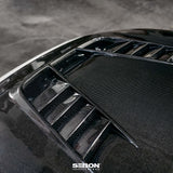 TV-style double sided carbon fiber hood for 2023 Honda Civic Type R