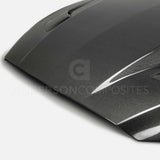 Type-CJ double sided carbon fiber 3 inch cowl hood for 2015-2017 Ford Mustang