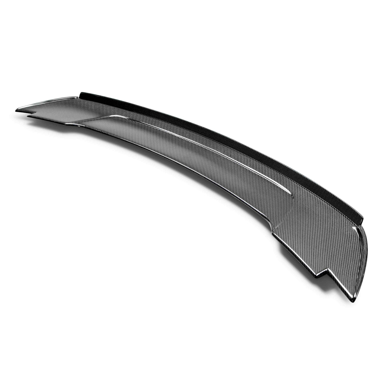 Type-ST carbon fiber Track Pack style rear spoiler with adjustable wicker bill  for 2015-2023 Ford Mustang