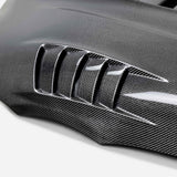 TV-style double sided carbon fiber hood for 2020-2023 Toyota Supra