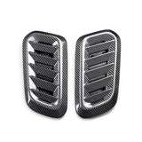 Dry carbon fiber hood vents for 2023-2024 Toyota GR Corolla - Gloss finish