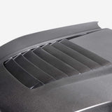 Type-GT5 double sided carbon fiber hood for 2024 Ford Mustang