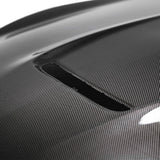Double sided carbon fiber hood for 2015-2020 Ford Mustang Shelby GT350 & GT350R