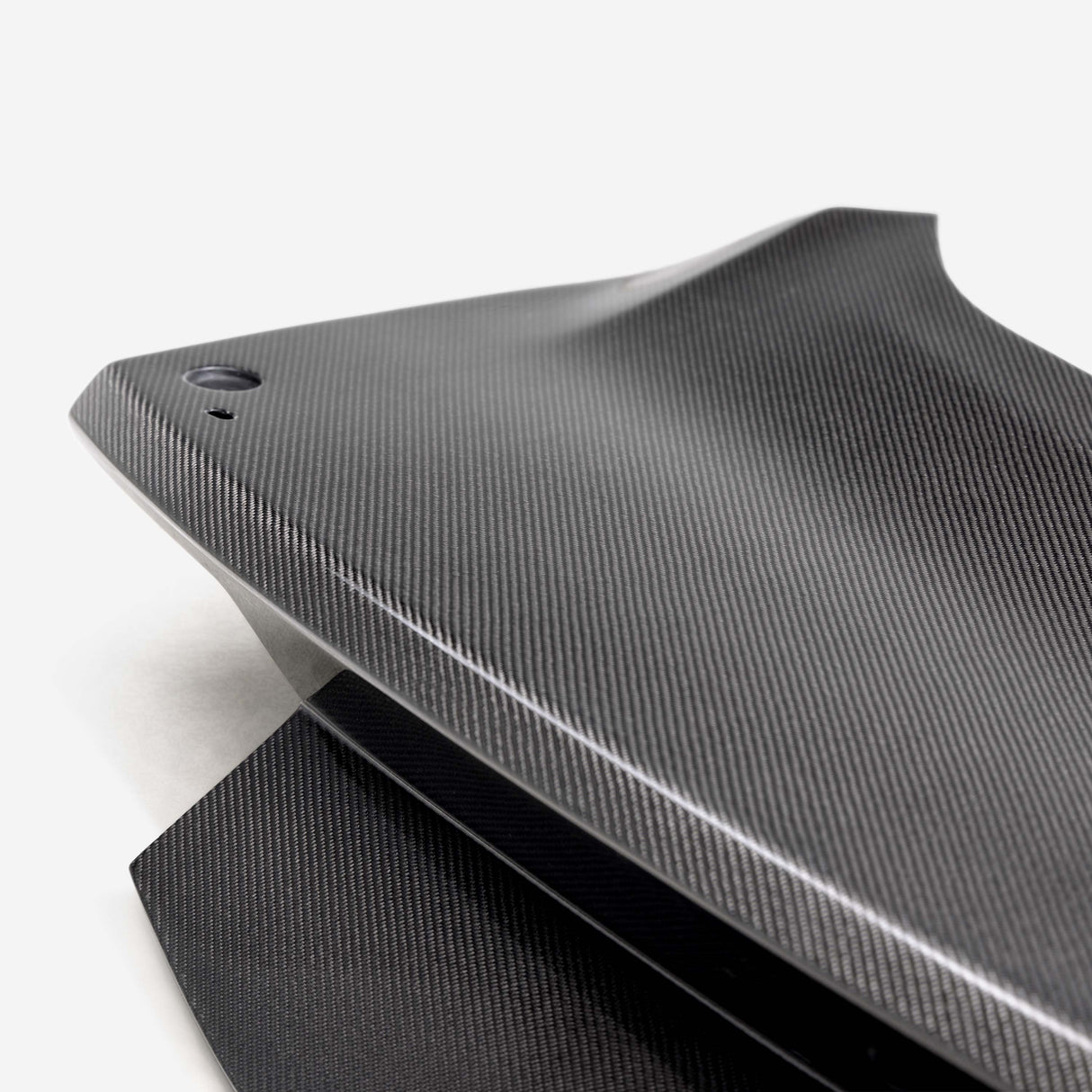 Type-AC double sided carbon fiber 1-piece decklid for 2024 Ford Mustang with holes for spoiler mounting