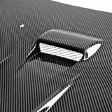 DV-style carbon fiber hood for 2008-2015 Mitsubishi Lancer EVO X