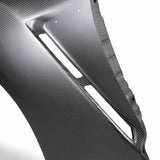 OE-style dry carbon fiber front fenders for 2009-2022 Nissan GTR - Matte finish