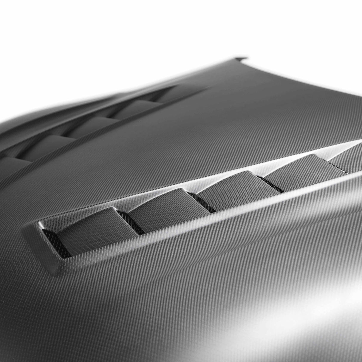 TS-style DRY Carbon fiber hood for 2020-2023 Toyota Supra - Matte finish