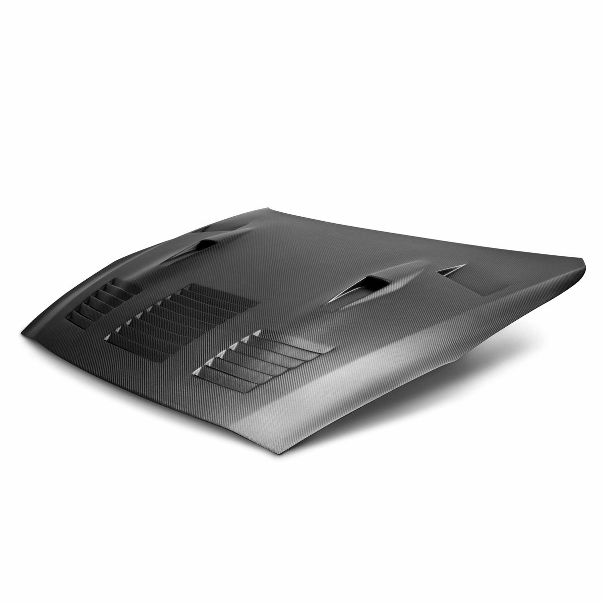 GTII-style dry carbon fiber hood for 2009-2016 Nissan GTR - Matte finish