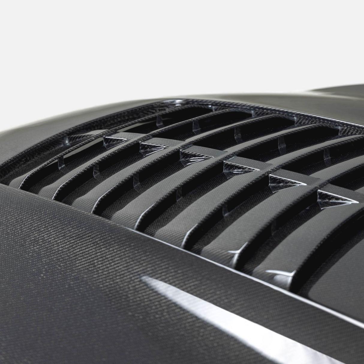 Type-GT5 double sided carbon fiber hood for 2015-2020 Ford Mustang Shelby GT350 & GT350R