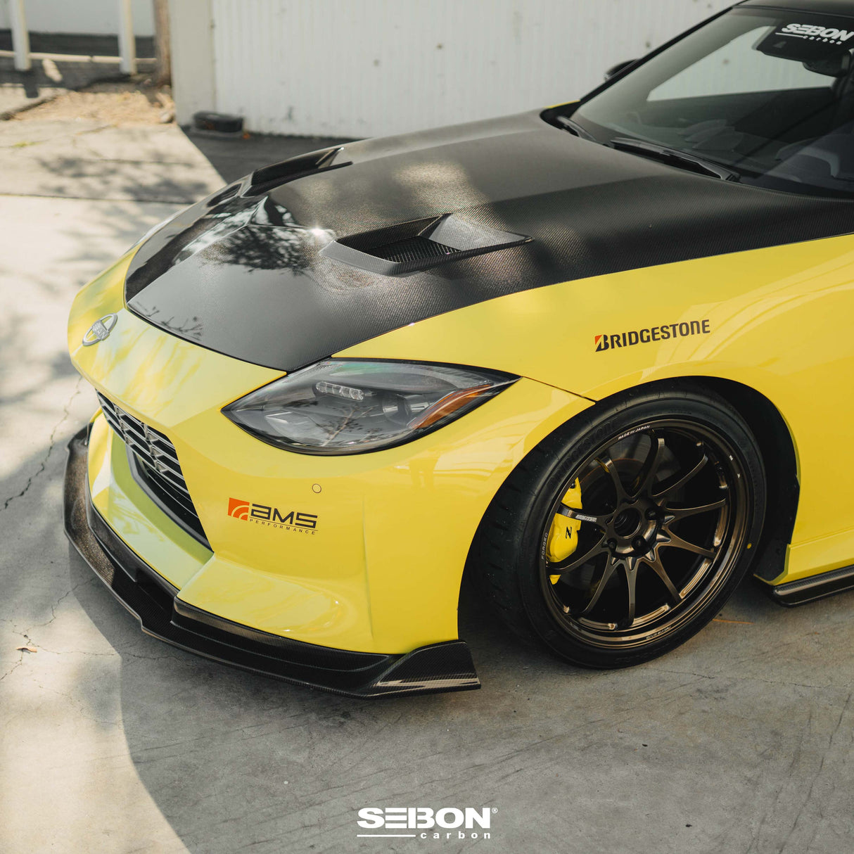 GT-style carbon fiber hood for 2023-2024 Nissan Z