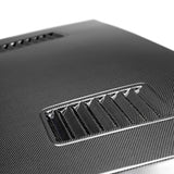 Type-SN double sided carbon fiber hood for 2018-2023 Ford Mustang