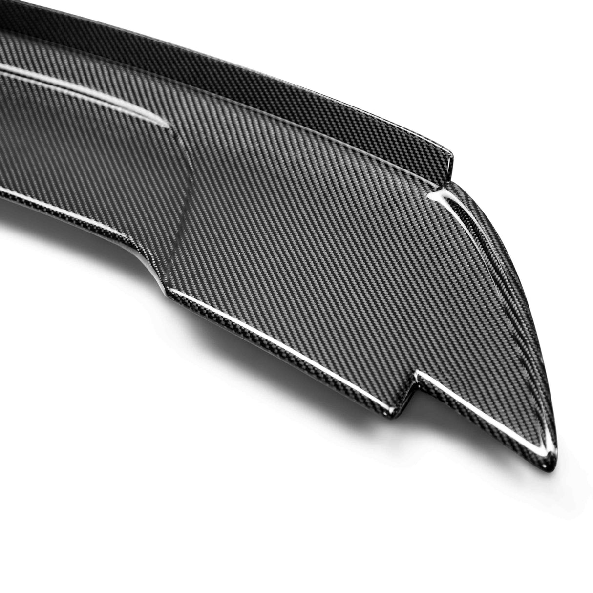 Type-ST carbon fiber Track Pack style rear spoiler with adjustable wicker bill  for 2015-2023 Ford Mustang