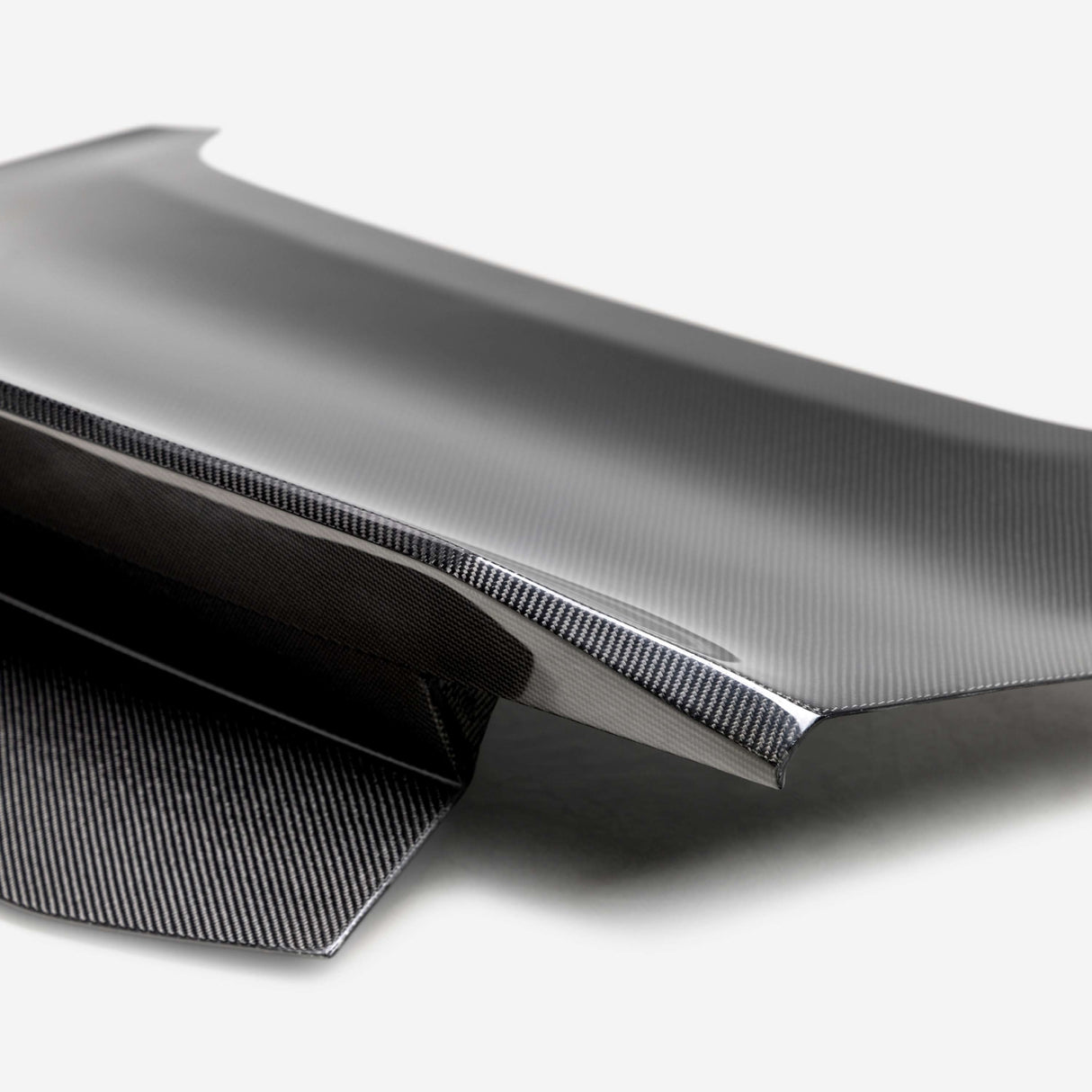 Type-SA double sided carbon fiber 1-piece decklid with integrted spoiler for 2024 Ford Mustang