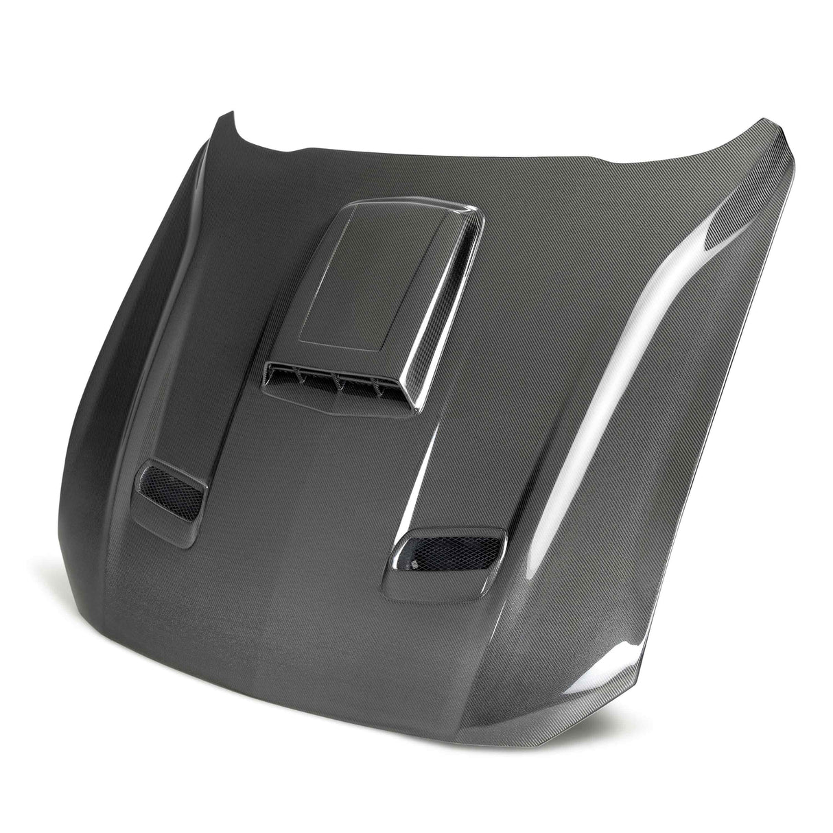 Type-SK double-sided carbon fiber hood for 2021-2023 Ford Mustang Mach 1