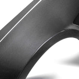 Type-SS carbon fiber fenders for 2016-2024 Chevrolet Camaro - vented