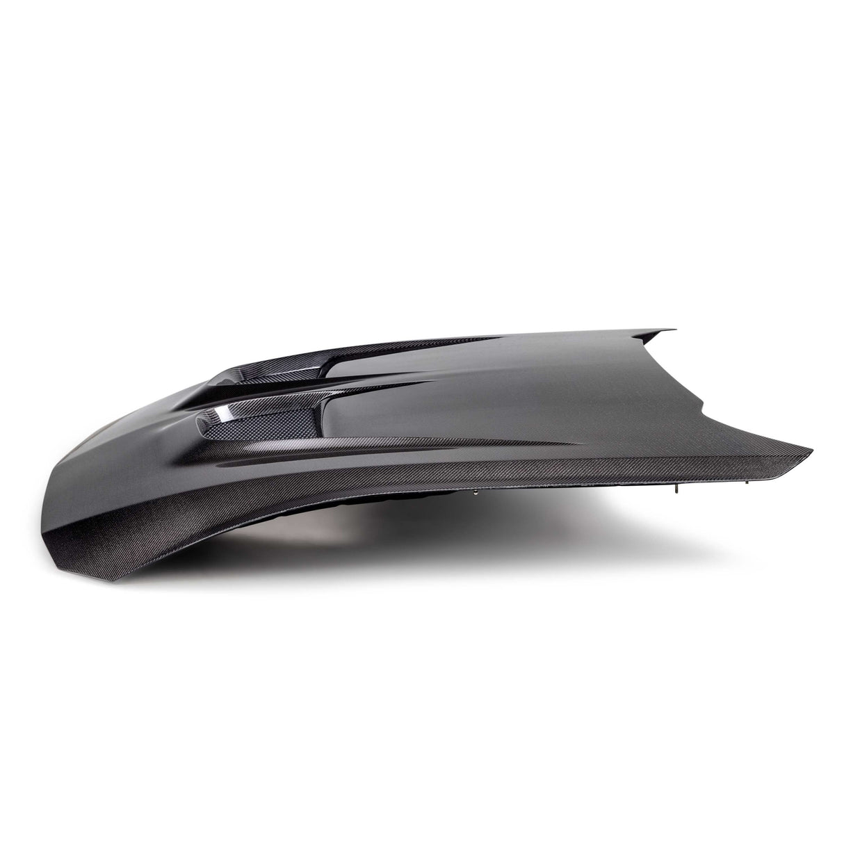 Type-GTD double-sided carbon fiber hood for 2024 Ford Mustang