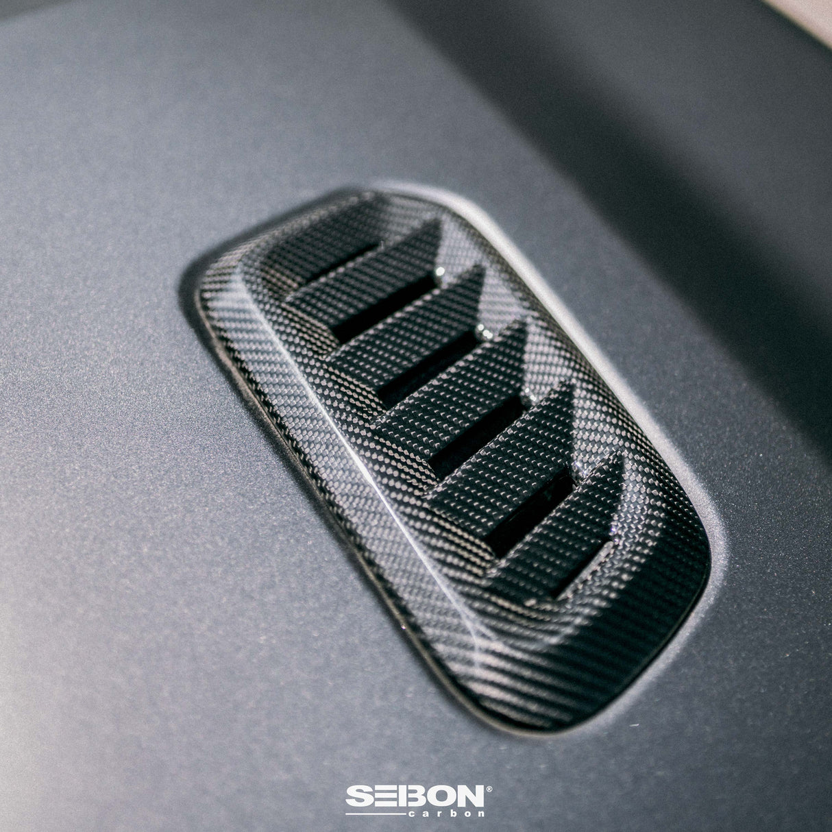 Dry carbon fiber hood vents for 2023-2024 Toyota GR Corolla - Gloss finish