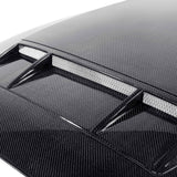 Type-TS ram air carbon fiber hood for 2010-2014 Shelby GT500 and 2013-2014 Ford Mustang