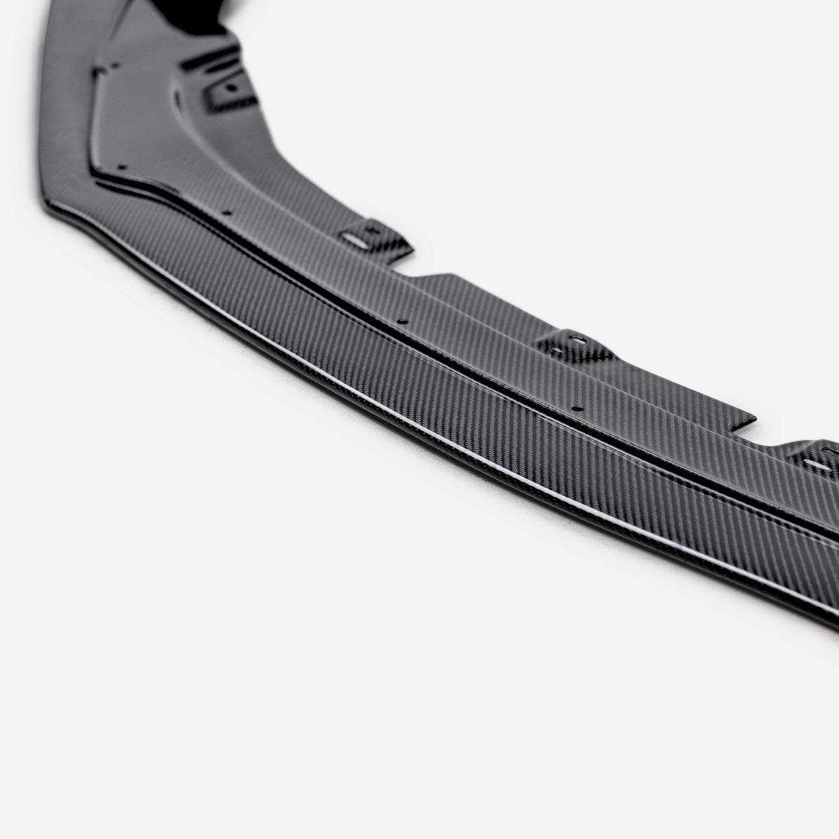 MB-style carbon fiber front lip for 2022 Subaru BRZ