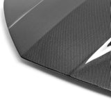 Type-CP (COPO style) carbon fiber hood with 3 inch cowl for 2010-2015 Chevrolet Camaro