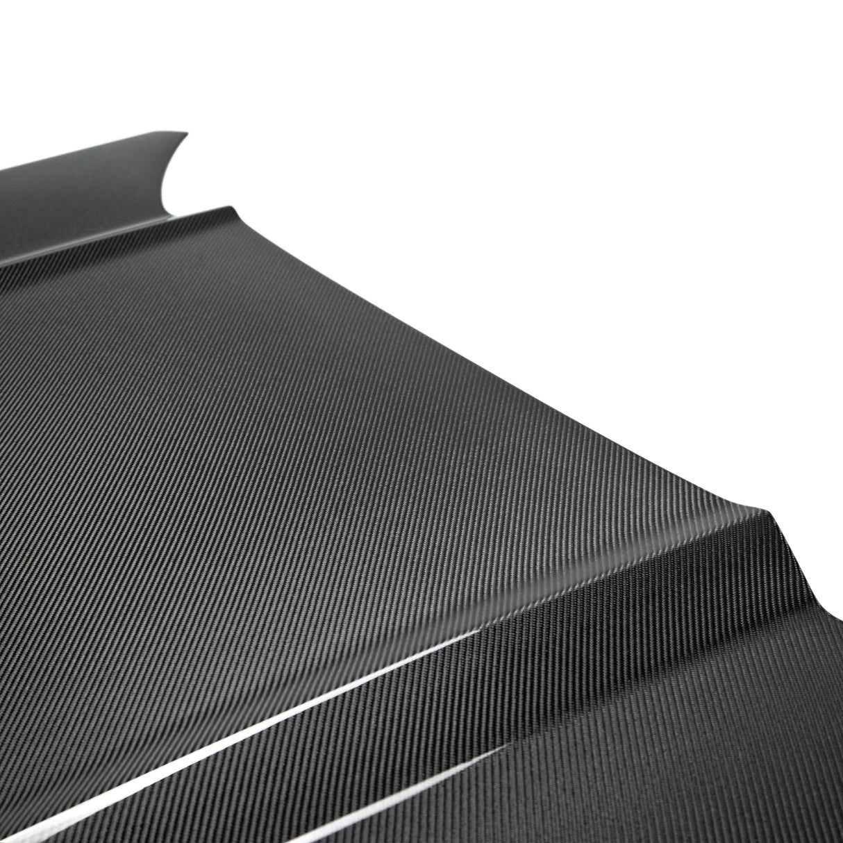 Type-OE double sided carbon fiber hood for 2015-2017 Ford Mustang Eco Boost/V6