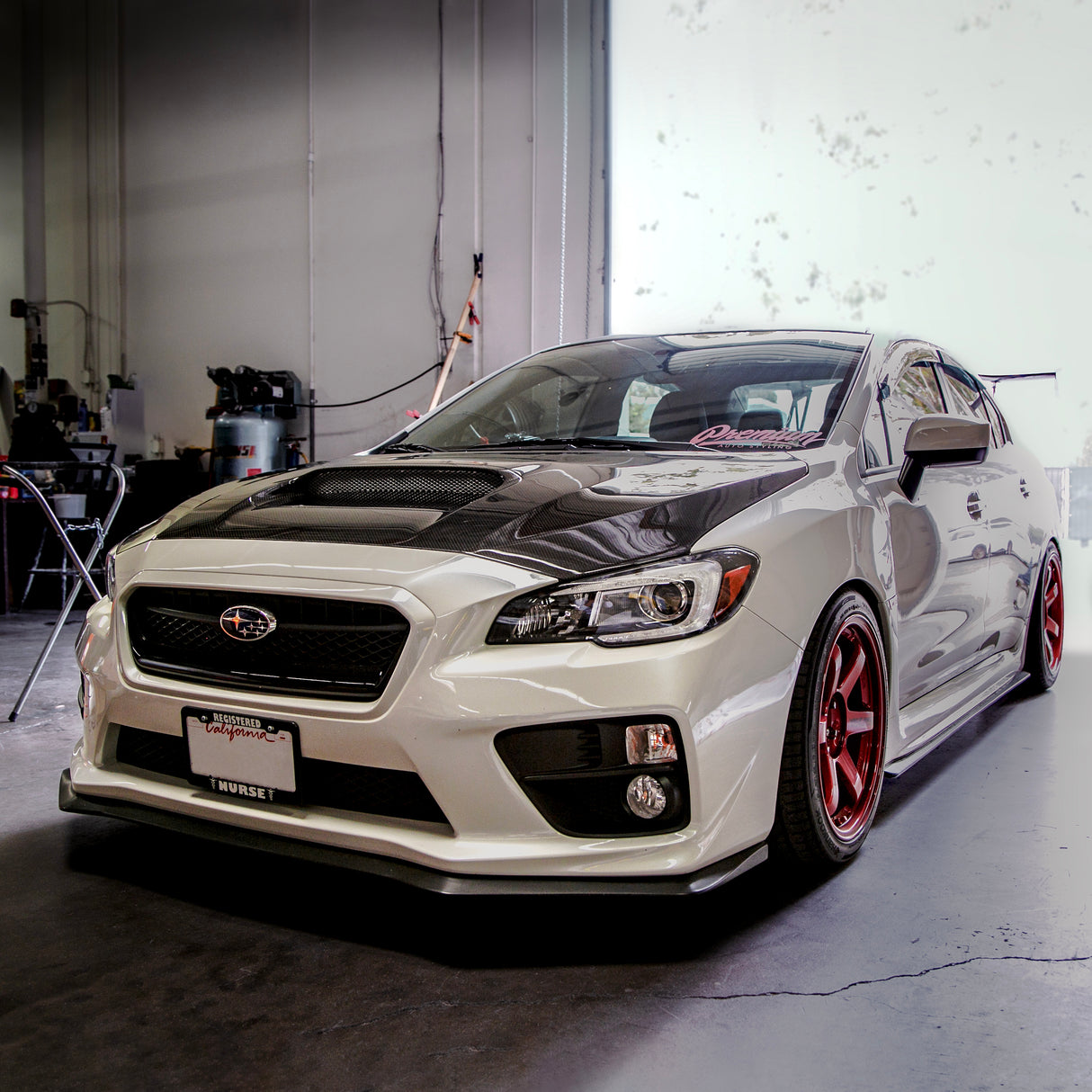 OE-style carbon fiber hood for 2015-2021 Subaru WRX/STi