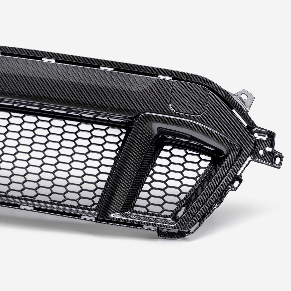 Carbon fiber front grille for 2024 Ford Mustang GT